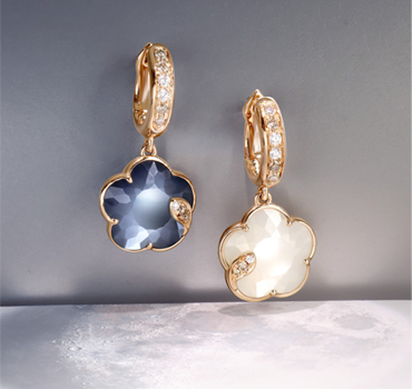 Les boucles d'oreilles de Pasquale Bruni.